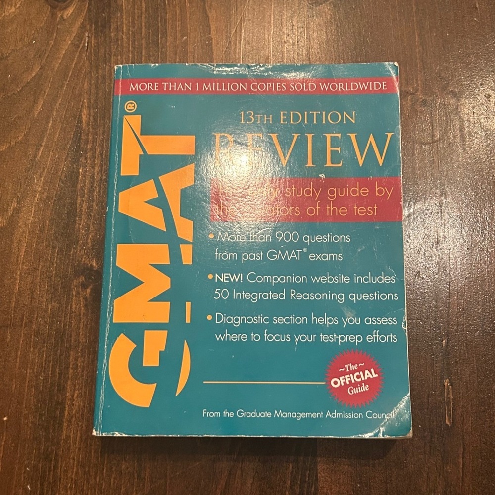 The Official Guide for GMAT Review 13th Edition Paperback Study Prep Educational